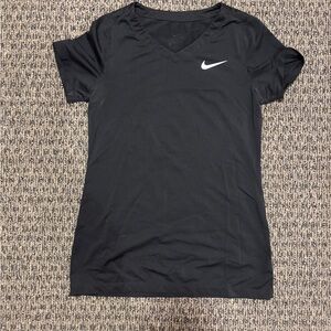 Nike Black Fitted Short Sleeve T-Shirt